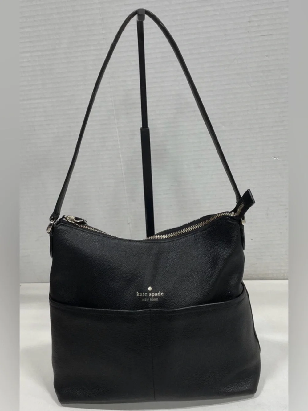 kate spade New York Black Leather Shoulder Bag